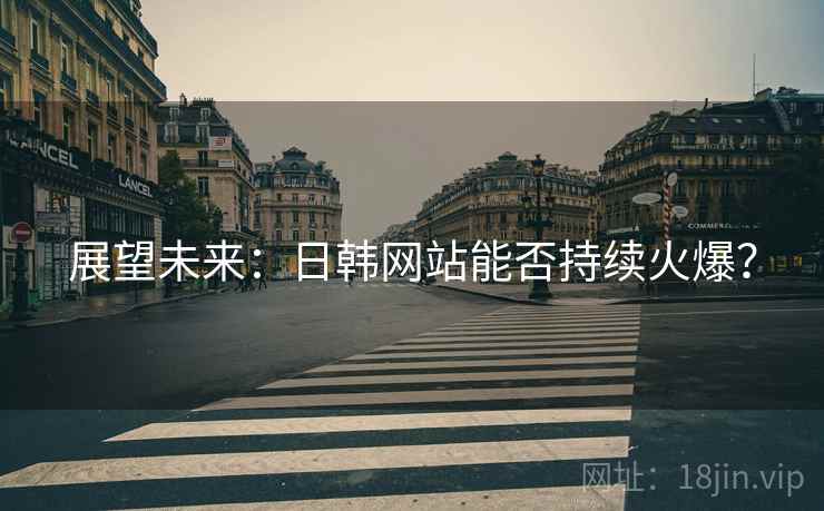 展望未来：日韩网站能否持续火爆？