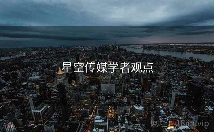 星空传媒学者观点