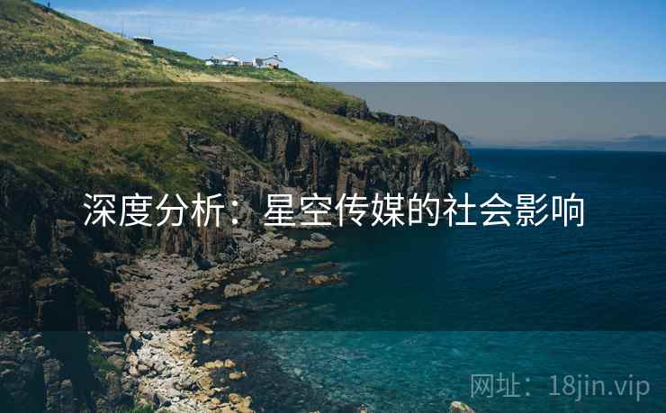 深度分析:星空传媒的社会影响